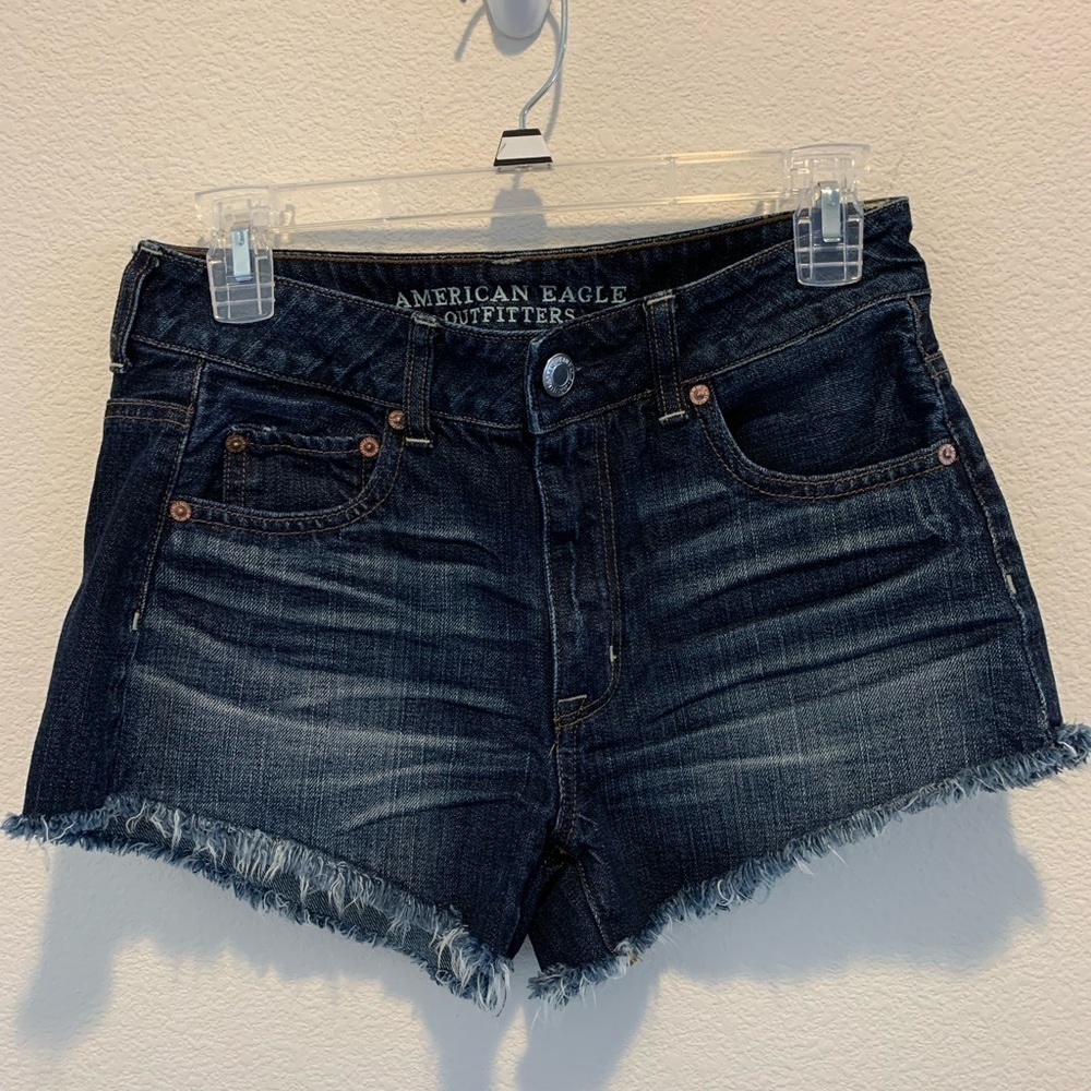 American Eagle Womens high rise festival short sz4